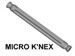 MICRO-K'NEX-Stange 40 mm dunkelgrau