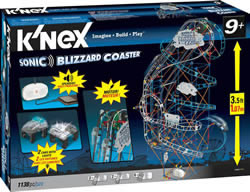 K'NEX-Sonic-Blizzard-Achterbahn