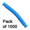 Paket mit 1000 K'NEX-Flexistange 52 mm blau