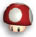 K'NEX  Kleine rote/weie Figur fr Mario-Sets