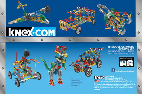 Box reverse image for K'NEX 35-model building chest