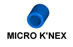 MICRO K'NEX Spacer 4 Wide Blue