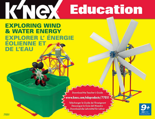 Instruction book image for K'NEX Exploring Wind and Water energy set