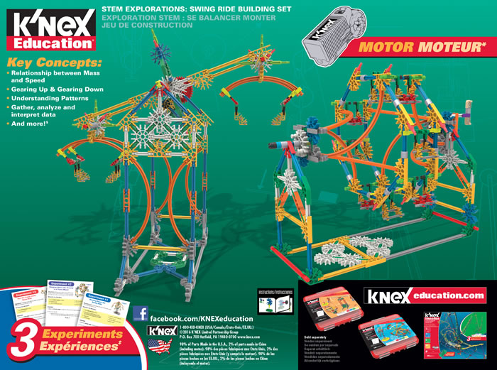 Box reverse image for K'NEX Swing ride Education set