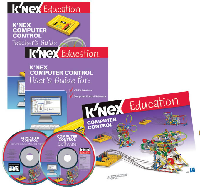 Instruction book image for K'NEX Computer Control set