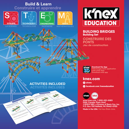 Box reverse image for K'NEX Bridges 13-model set