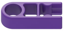 K'NEX Clip with Hole end Purple