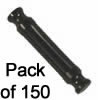 Pack 150 K'NEX Rod 32mm Black