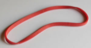 K'NEX Rubber band Red