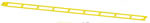 MICRO K'NEX Coaster Track 410mm straight Yellow