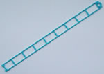 Piste Coaster MICRO K'NEX 410mm droite Bleu ciel