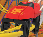 Wagon de Coaster MICRO K'NEX Rouge/Orange