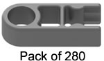 Pack 560 Clip K'NEX avec embout  trou Gris clair