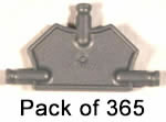 Pack 365 Mini Panneau connecteur triangulaire K'NEX Argent