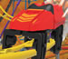 2415521 MICRO K'NEX Coaster Car Red for K'NEX Cobweb Curse roller coaster