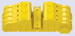 24455 MICRO K'NEX Motorized launcher Yellow for K'NEX Hyperspeed Hangtime coaster