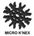 509081 MICRO K'NEX Connector 8-way Black for K'NEX 50-model Big value building set