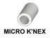 530600 MICRO K'NEX Spacer 6 Wide Translucent White for K'NEX Robo-Smash building set