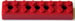 840302 K'NEX Brick 2 x 8 Red for K'NEX Elementary Construction set