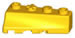 841305 K'NEX Brick wedge right Yellow for K'NEX Elementary Construction set