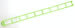 847716 MICRO K'NEX Coaster Track 410mm straight Green for K'NEX Cobra's Curse Dueling Coaster