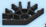 909052 K'NEX Connector 4-way Black for K'NEX K-Force Battle Bow building set
