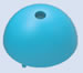90973B K'NEX Ball half Blue for K'NEX Big Ball Factory building set