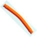 91282 K'NEX Flexi rod 86mm Fluorescent orange for K'NEX Double Doom coaster