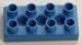 99220 Kid K'NEX Brick 2 x 4 flat Blue for Kid K'NEX 16-model Big Building tub