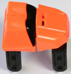 MICRO-K'NEX-Achterbahnwagen orange