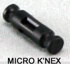 MICRO-K'NEX-Stange 14 mm schwarz