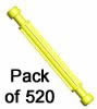 Paket mit 520 Kid-K'NEX-Stange 92 mm gelb