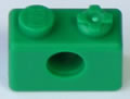 K'NEX-Baustein 2 x 1 grün mit Loch