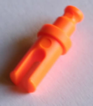 MICRO-K'NEX-Verbindungsstck Bausteinadapter orange