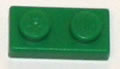K'NEX-Baustein 2 x 1 flach grün