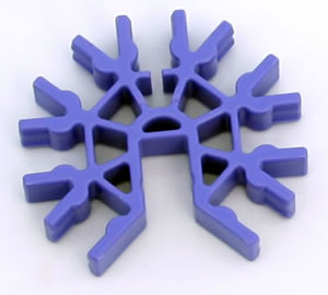 K'NEX-7-Weg-Verbindungsstck 3D lila