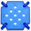 K'NEX-Quadratpaneel klein fluoreszierend blau