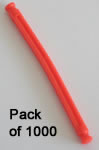 Paket mit 1000 K'NEX-Flexistange 86 mm Orange