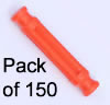 Paket mit 150 K'NEX-Stange 32 mm orange