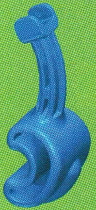 Kid-K'NEX-Arm (geschlossene Hand) blau