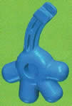 Kid-K'NEX-Arm (geffnete Hand) blau