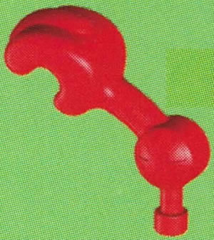 Kid-K'NEX-Arm (geschlossene Hand) rot