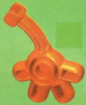 Kid-K'NEX-Arm (geffnete Hand) orange