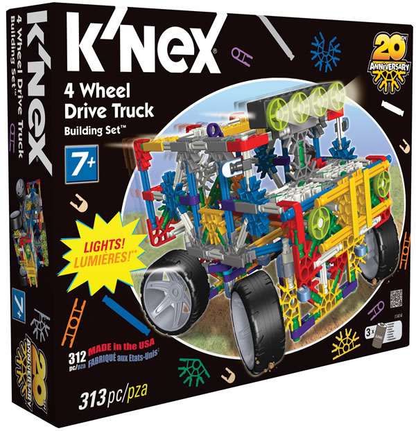 Box image for K'NEX 4-wheel drive Truck building set