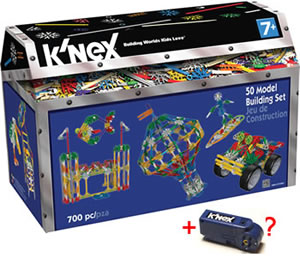 KNEX 50 vert 4 Way connecteurs 50 pieces 