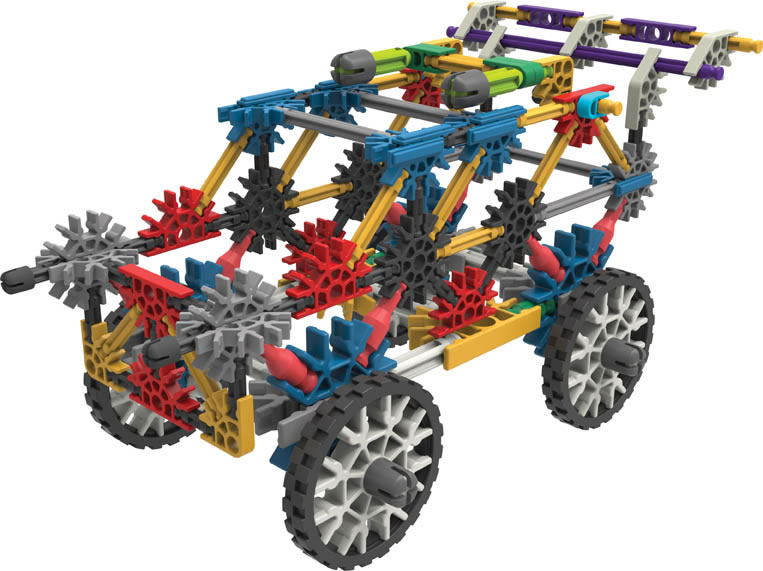 Micro K'NEX Off-road rover