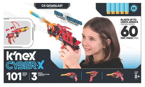 Box image for K'NEX CYBER-X K5 Gigablast Building Set
