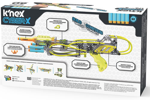 Box reverse image for K'NEX CYBER-X C5 Neostrike