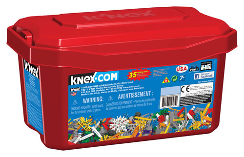 Box reverse image for K'NEX Super value 521pc tub