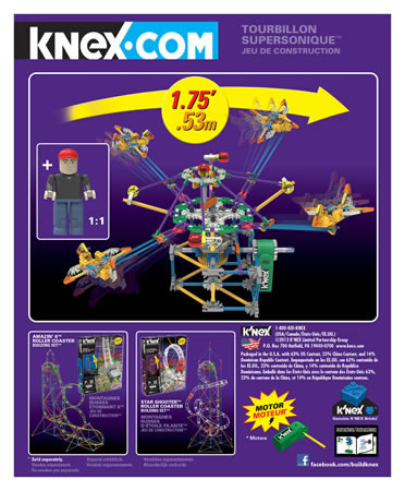 Box reverse image for K'NEX Supersonic Swirl building set